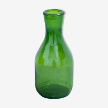 25cl green vintage glass pitcher