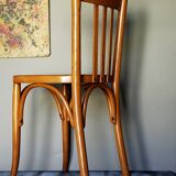 Chaise de bistrot Mahieu en bois courbé début XXème
