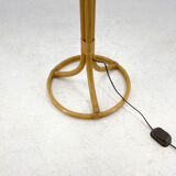 1980's Rattan Floor Lamp, Czechoslovakia