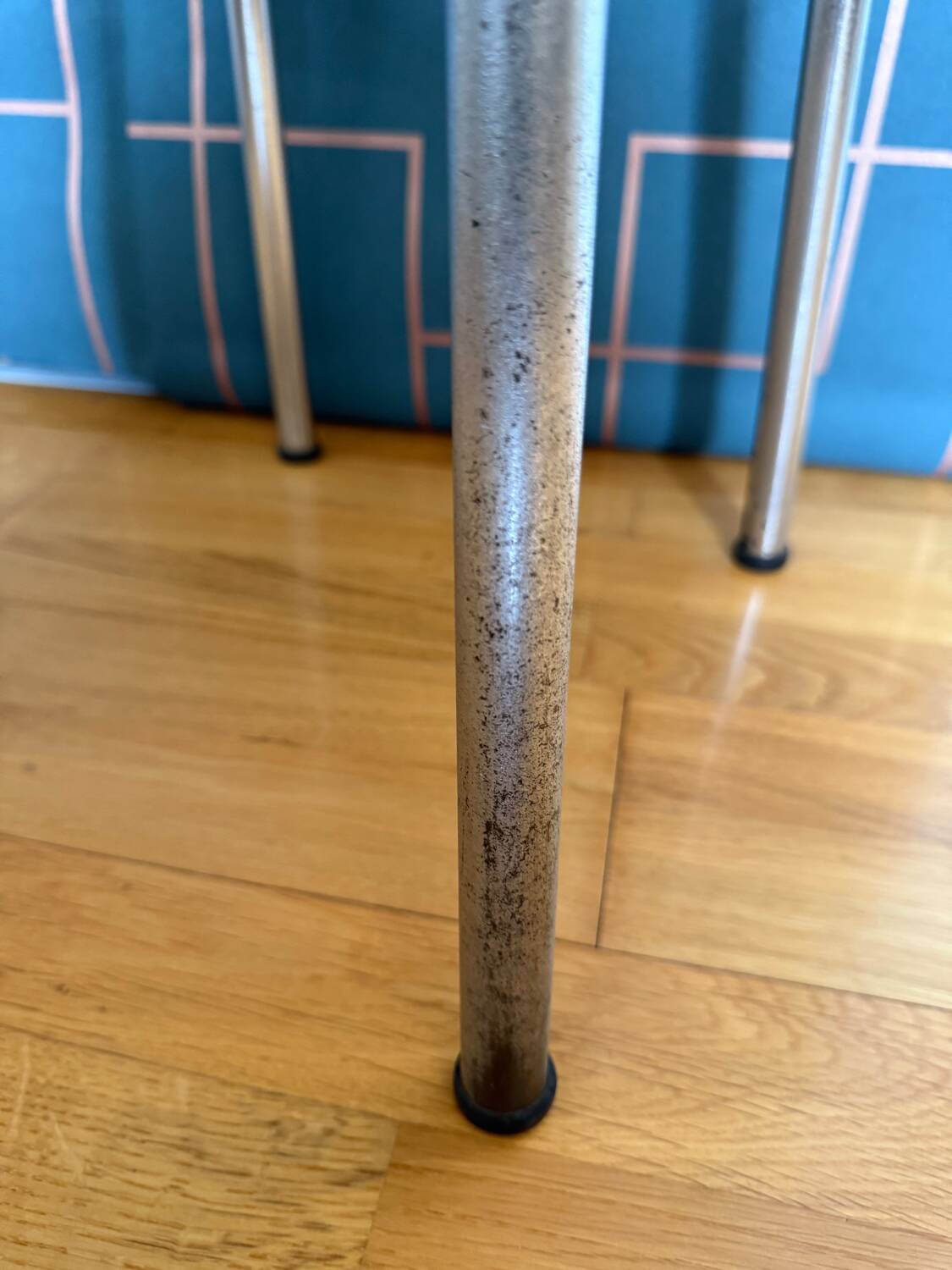 JPP round stool in vintage Formica