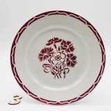 6 dessert plates KG Lunéville. Model "Annecy"