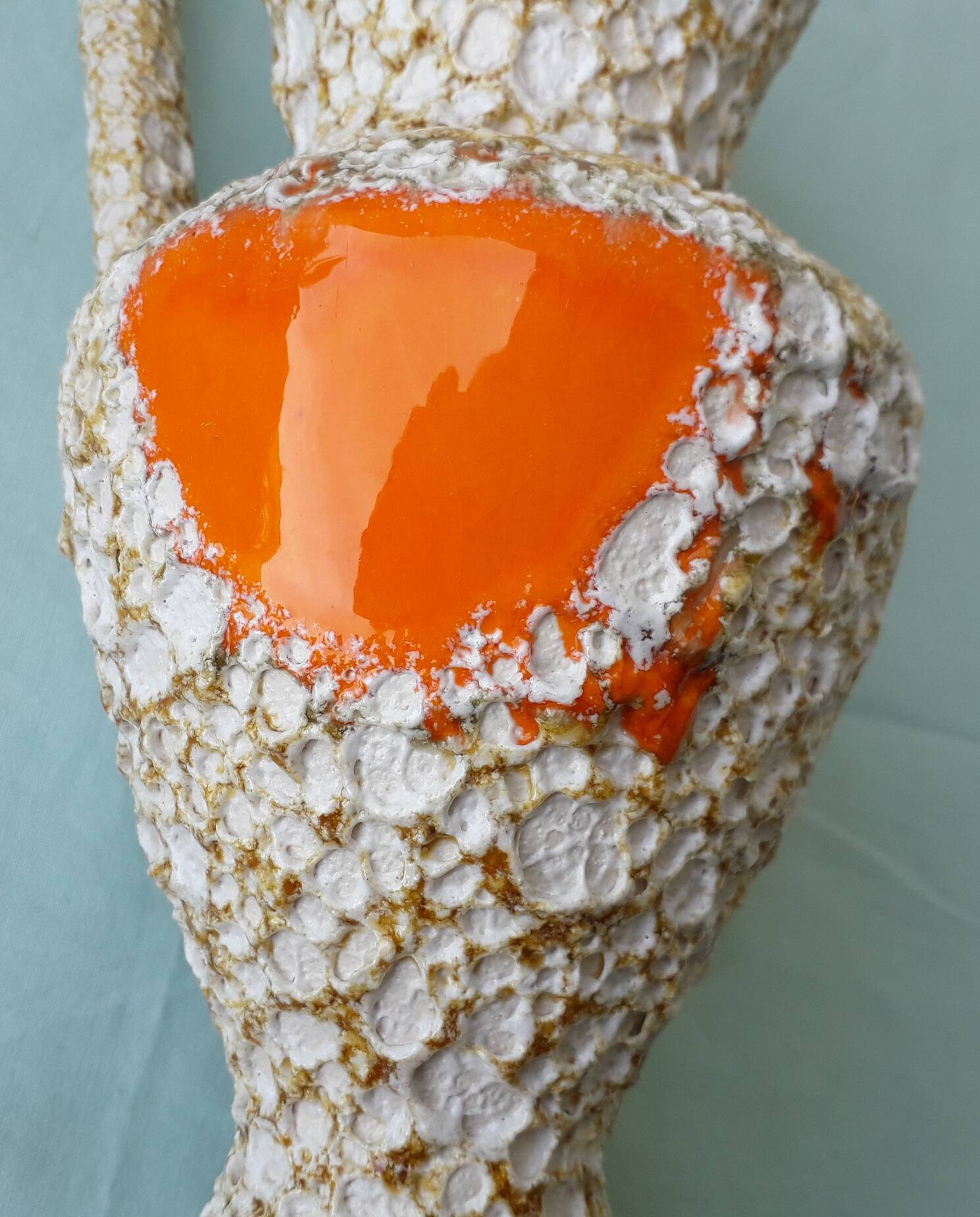 Ceramic pitcher vase