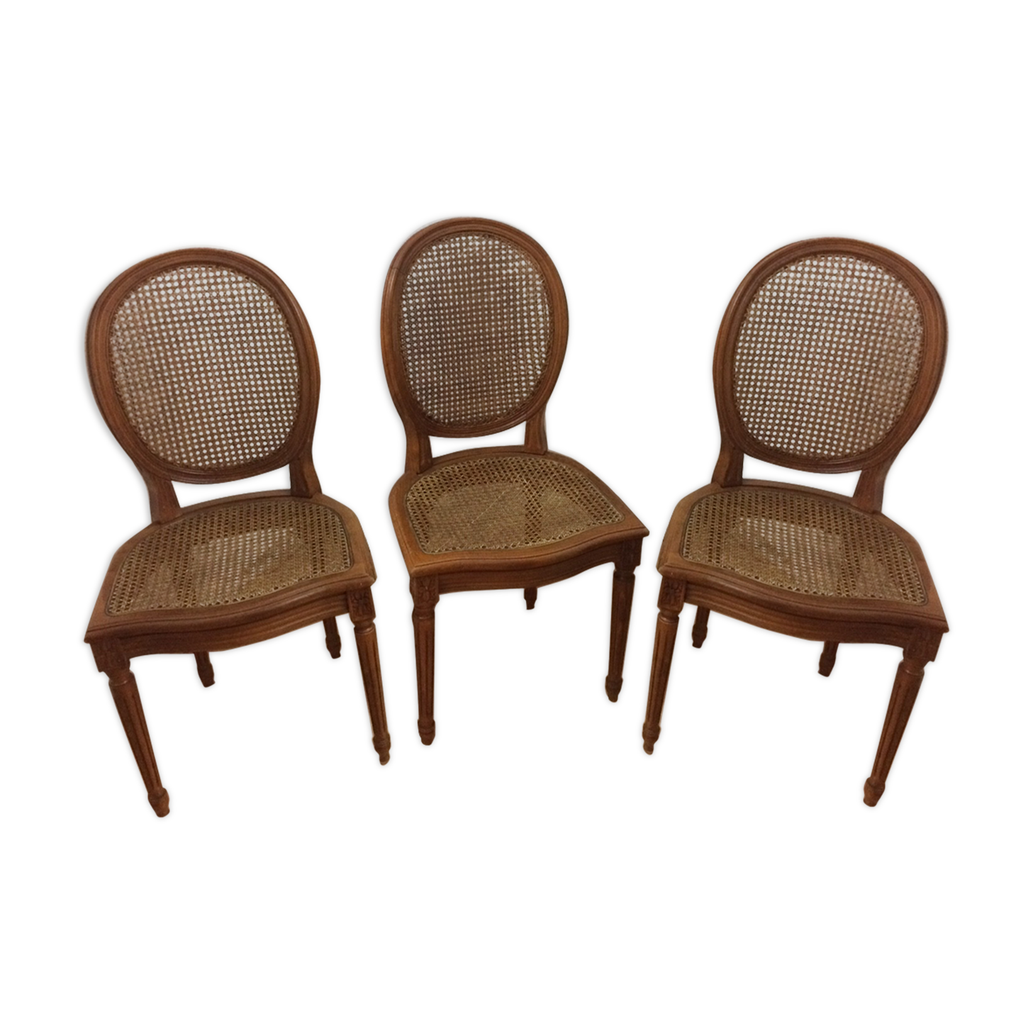 Old canne chairs