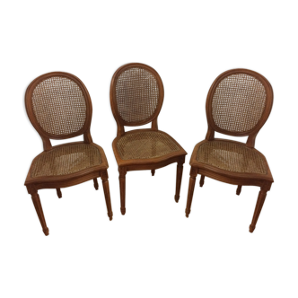 Old canne chairs
