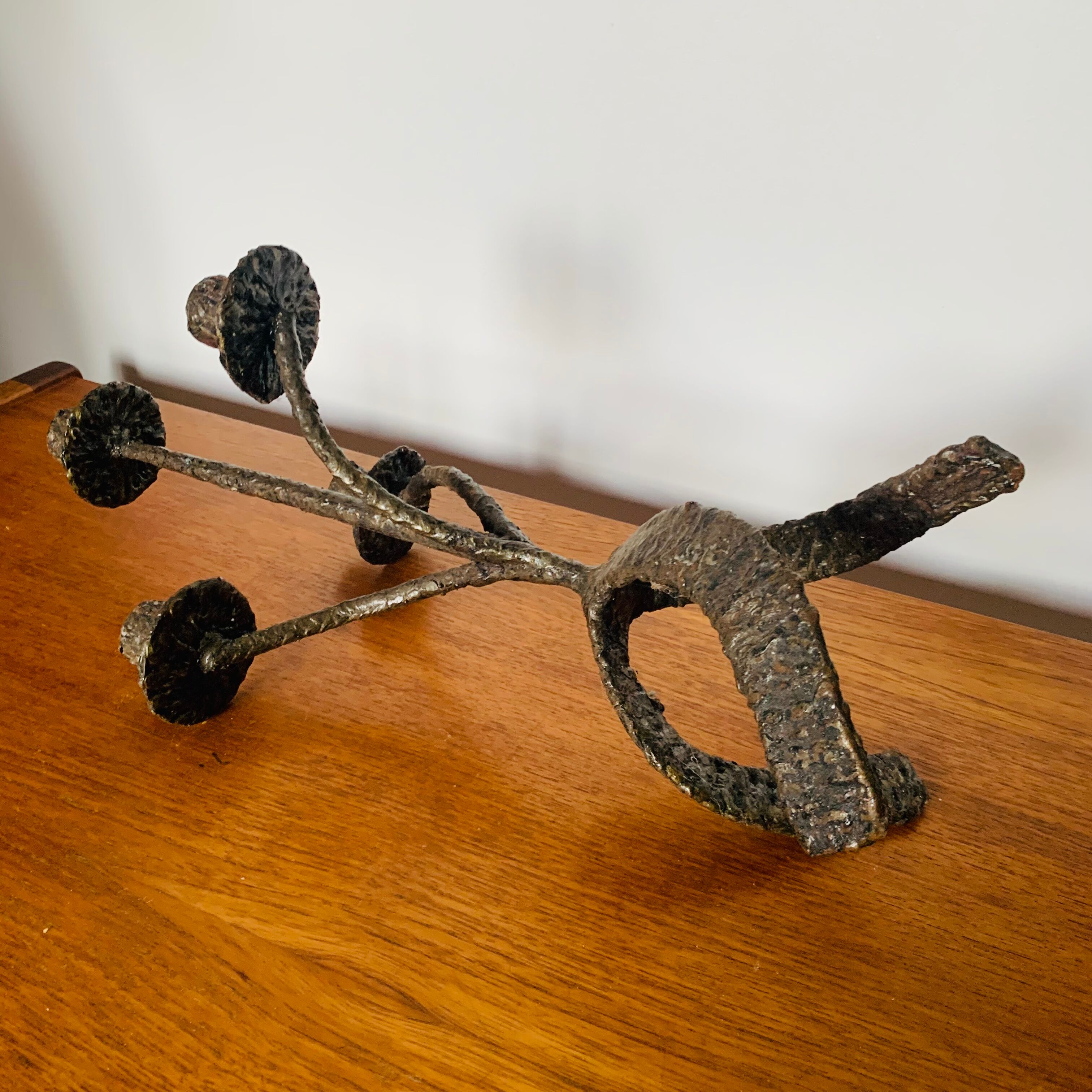 Brutalist candle holder