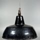 1930s/1940s Ceiling Lamp Industrial Lamp Enamel Loft Metal Bauhaus Design