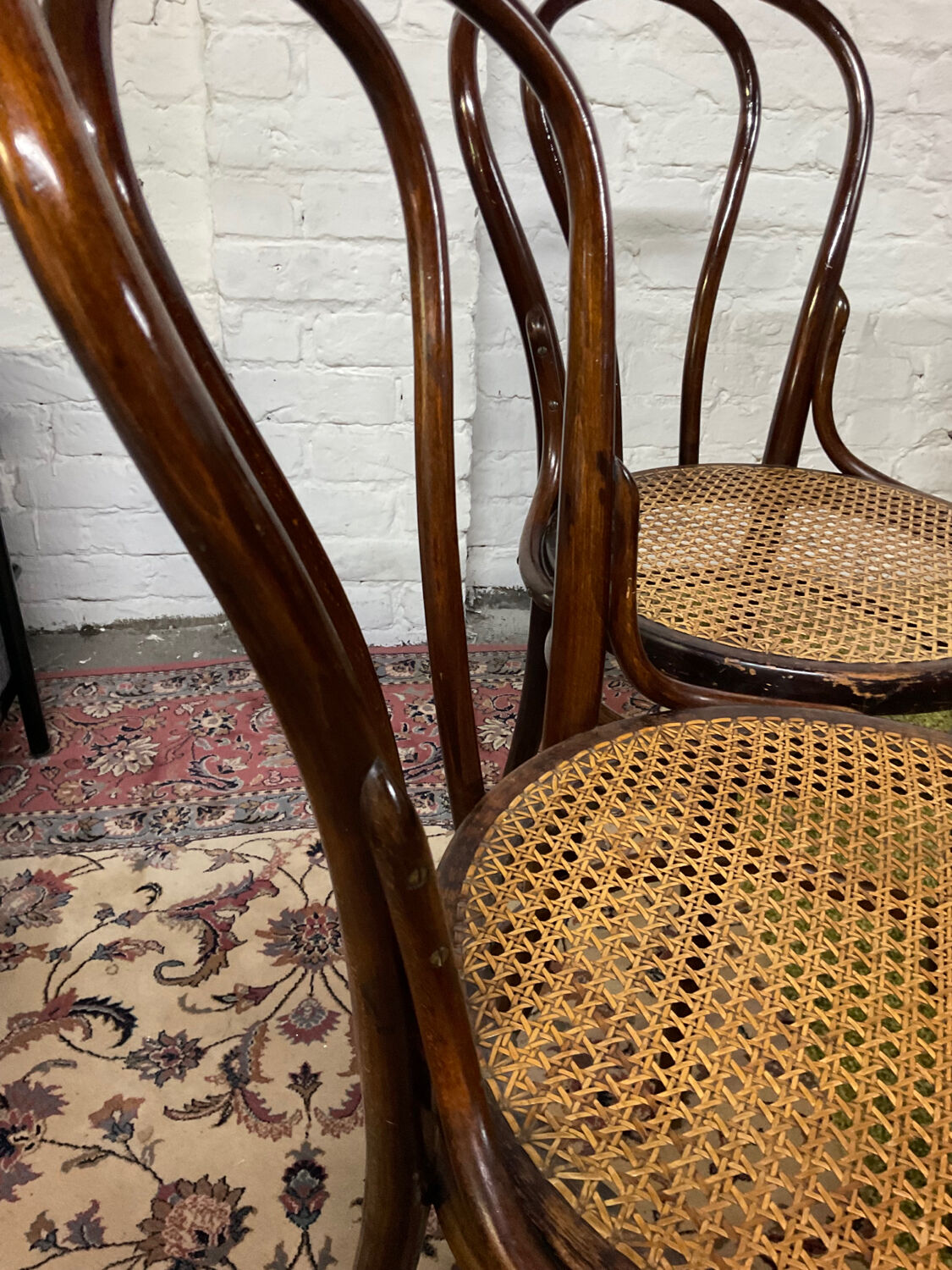 Pair of bistro chairs J&J Kohn early twentieth century