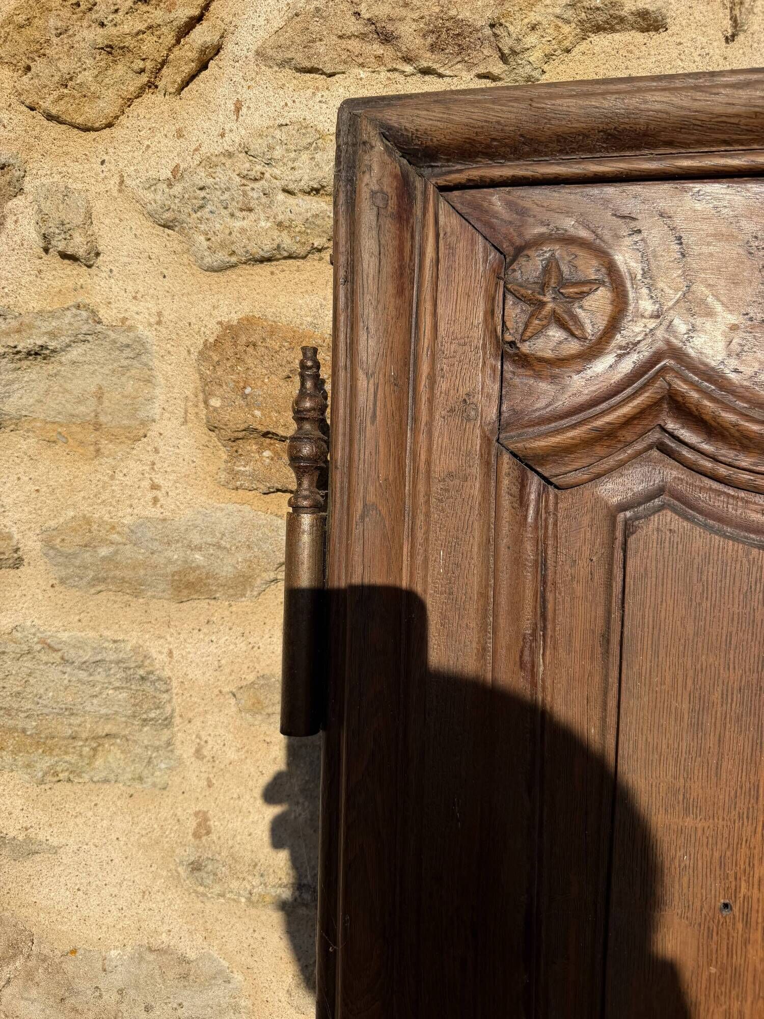 Solid oak doors of a gentleman's residence
