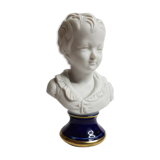 Porcelain biscuit busts, child, Alexandre Brongniart after Houdon