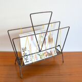 Vintage 1950s Scoubidou magazine rack