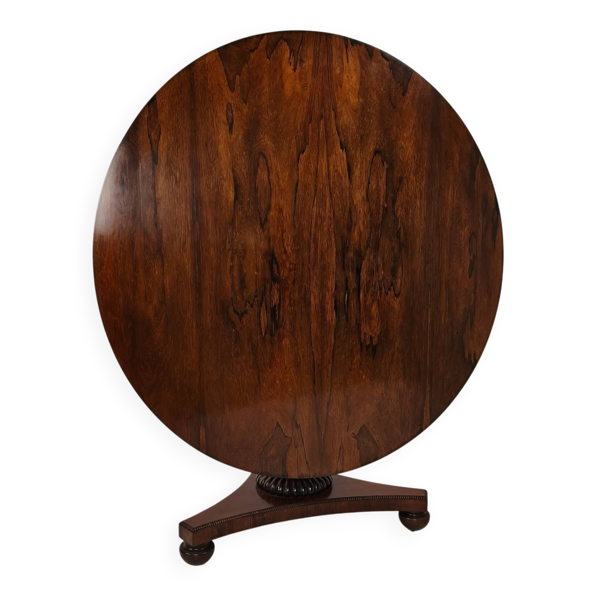 Fine quality 19th century William IV rosewood breakfast tilt-top table – c.1820