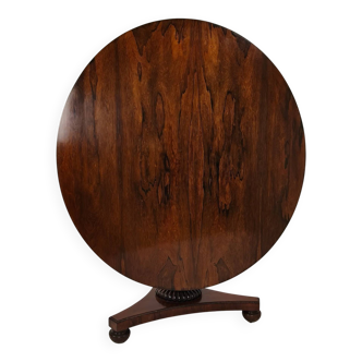 Fine quality 19th century William IV rosewood breakfast tilt-top table – c.1820