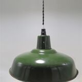 Enamelled sheet metal suspension