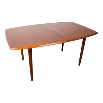 Teak extendable dining table by Alf Aarseth for Gustav Bahus 1960.