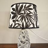 Crystal table lamp signed Baccarat, France 1950