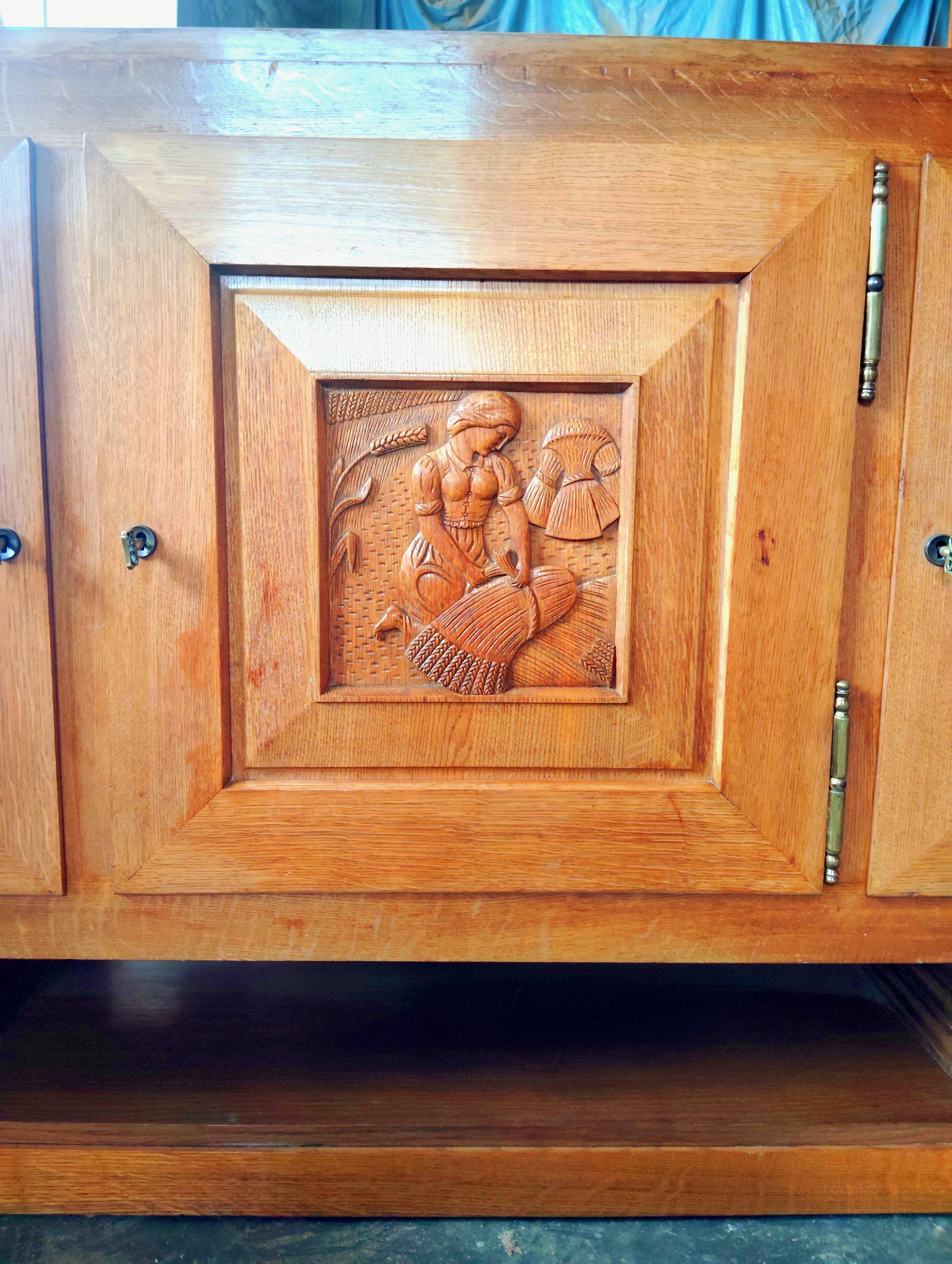 "Art Deco" sideboard by Gaston POISSON