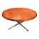 Table basse Sunburst en placage de teck, milieu du siècle