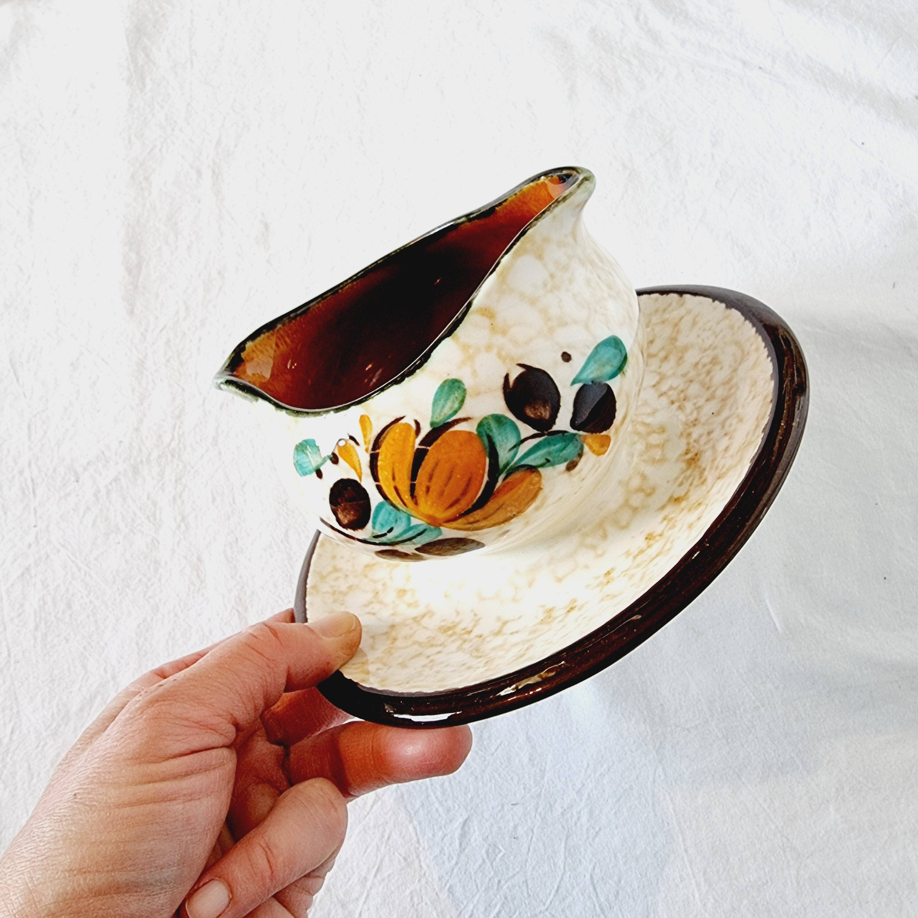 Vintage sauce boat Boch La Louvière Corfu Collection from the 60s