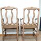 Two Hollywood Regency armchairs
