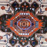 Vintage caucasian Kazak rug 123x213cm 1960s