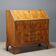 Antique walnut and walnut burl commode, poplar, Italy, 18th century.