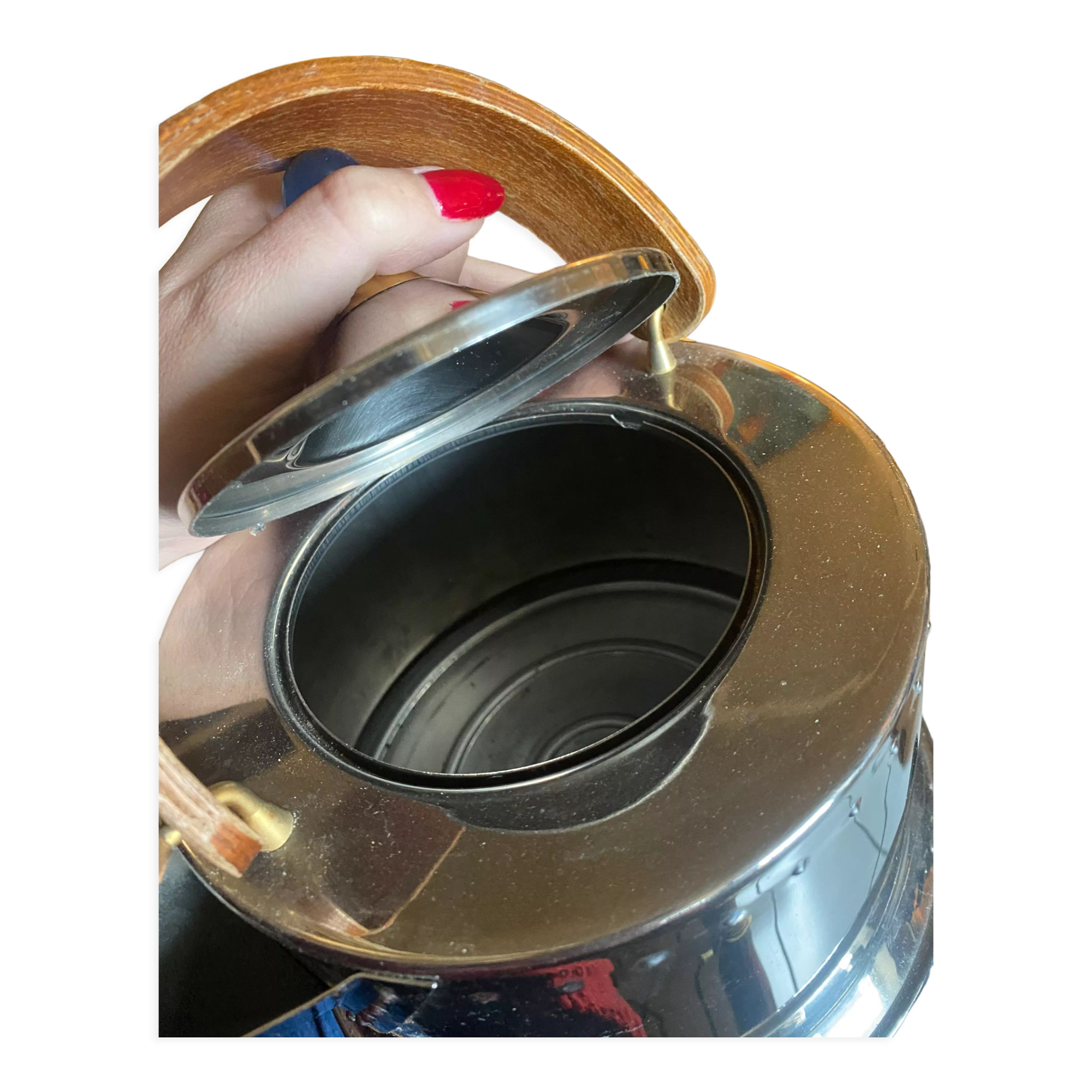 Théière vintage en acier inoxydable par C. Jörgensen pour Bodum