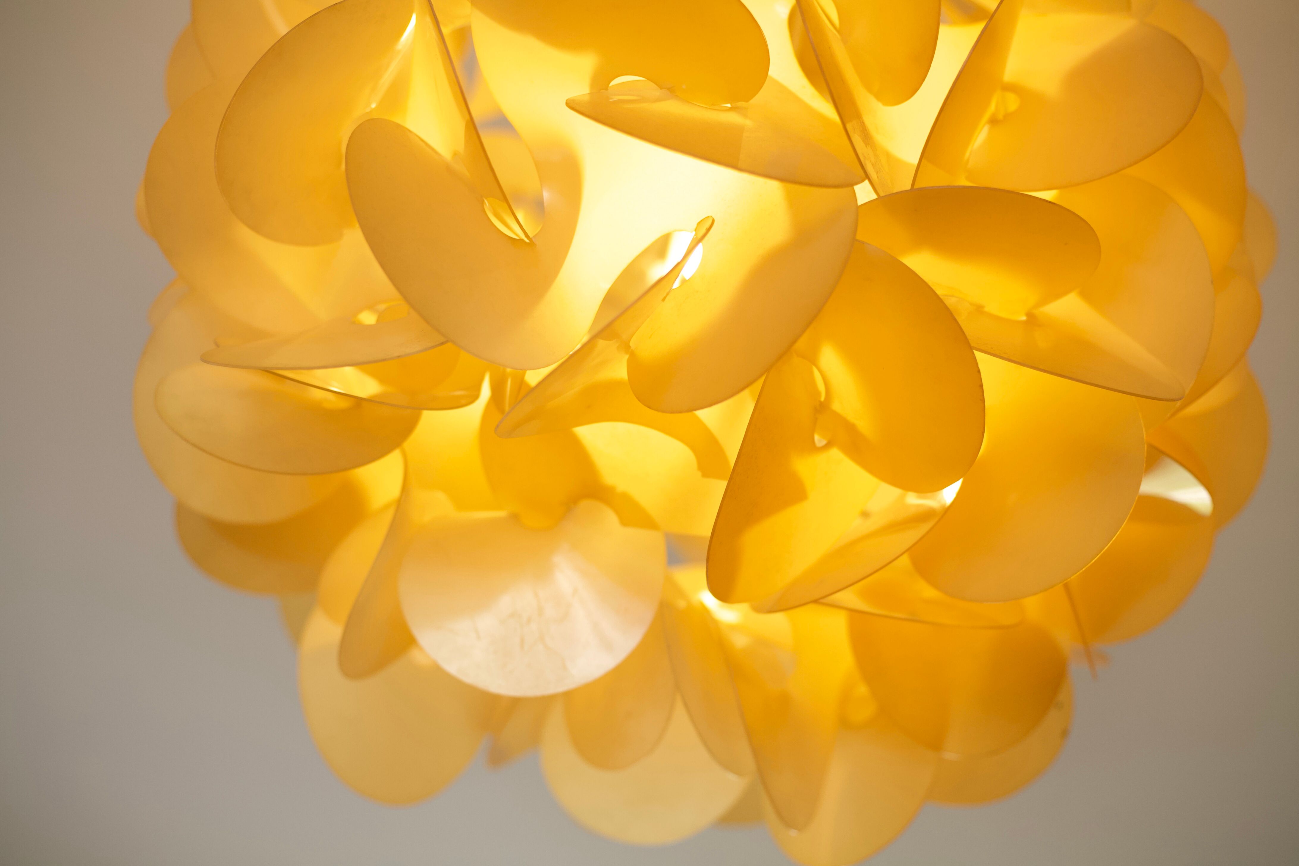 Hanging lamp Raoul Raba, france, 1965