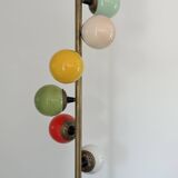 Designer floor lamp model 'galassia' stilnovo style, italy