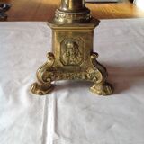 Brass candle spade, 19th