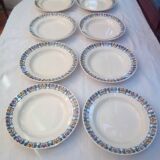 8 deep plates Terre de Fer Berthe / Longchamp
