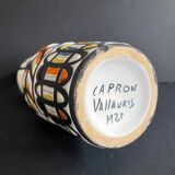 Earthenware “Rum” bottle by Roger Capron in Vallauris