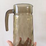 Pitcher amber glass Rosaline