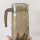 Pitcher amber glass Rosaline
