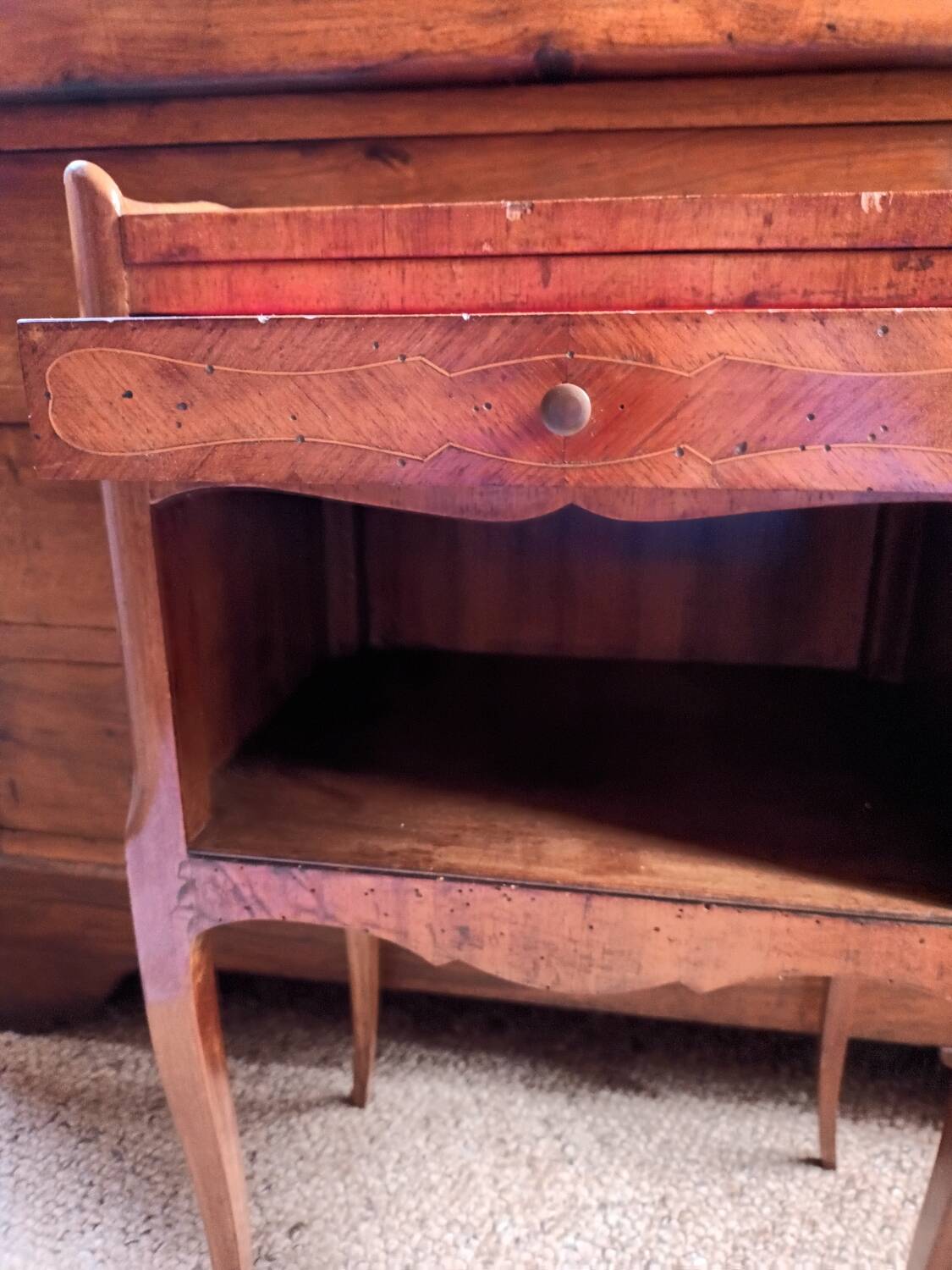 Vintage bedside table