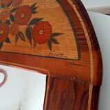 Vintage solid oak mirror from the 70s/80s by Nicole Minck 70*41cm