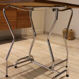 Table in folding brown Formica