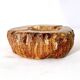 Vintage ochre alabaster ashtray by Romano Bianchi vintage 1960 marble