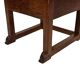 Art Deco High Back chair in oak minimalist design