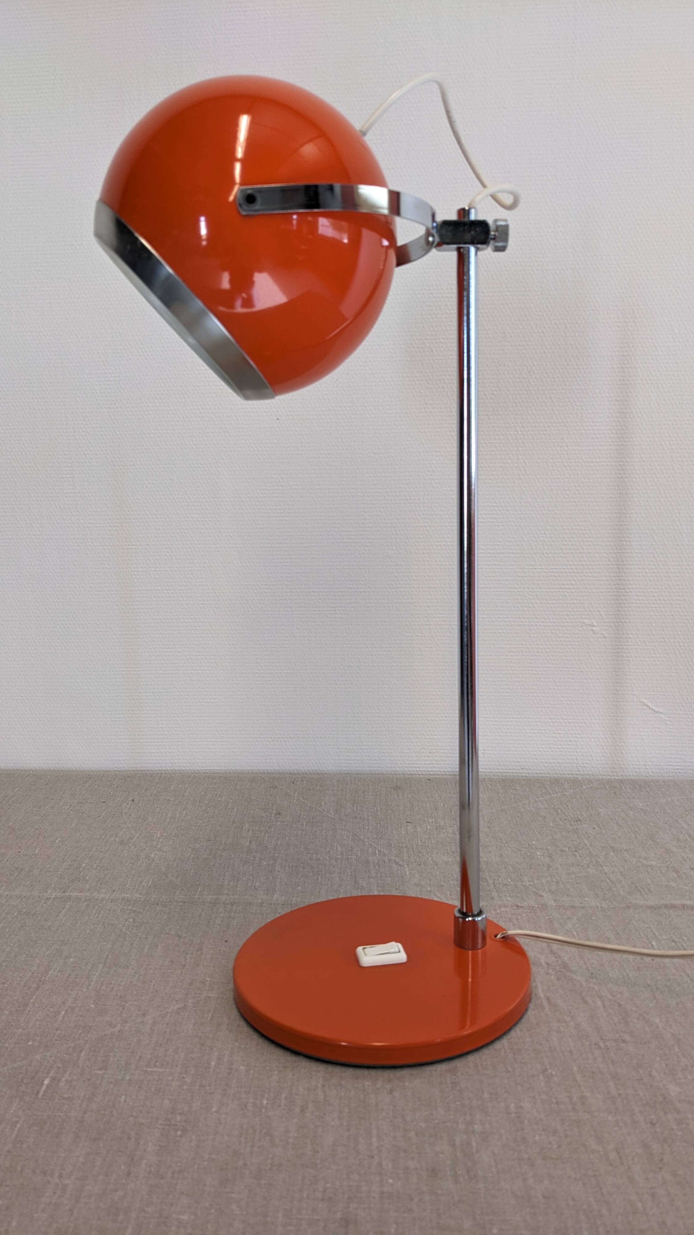 Space Age "Eye Ball" Lamp, 60s-70s