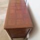 Art Deco chest of drawers - 4 drawers - locks - checkered wood veneer top - 50s