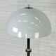 Lampadaire vintage avec abat-jour champignon blanc