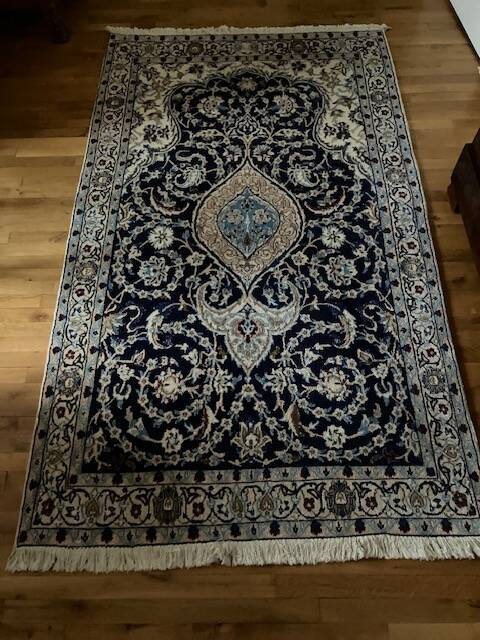 Hand-knotted Oriental rug