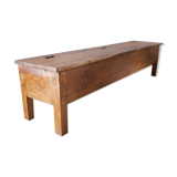 Chest, bench in teak
