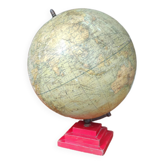 Old globe in plaster G.Thomas