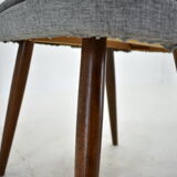 1960s Antonin Suman Set of Four Dining Chairs, Czechoslovakia