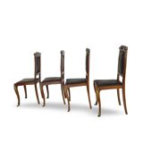 Italian art deco dining chairs 1920s
