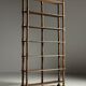Bobbin bookcase French antique