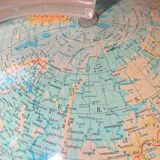 Bright world map 58cm Illumina globe 60s