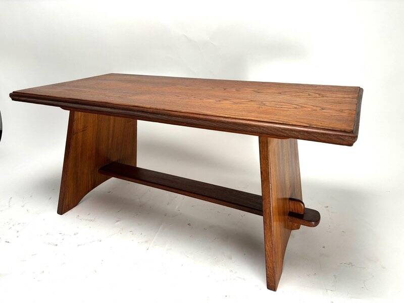 Mid-Century Modern Wooden Coffee Table by Paolo Buffa, 1950s