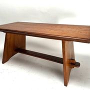 Mid-Century Modern Wooden Coffee Table by Paolo Buffa, 1950s